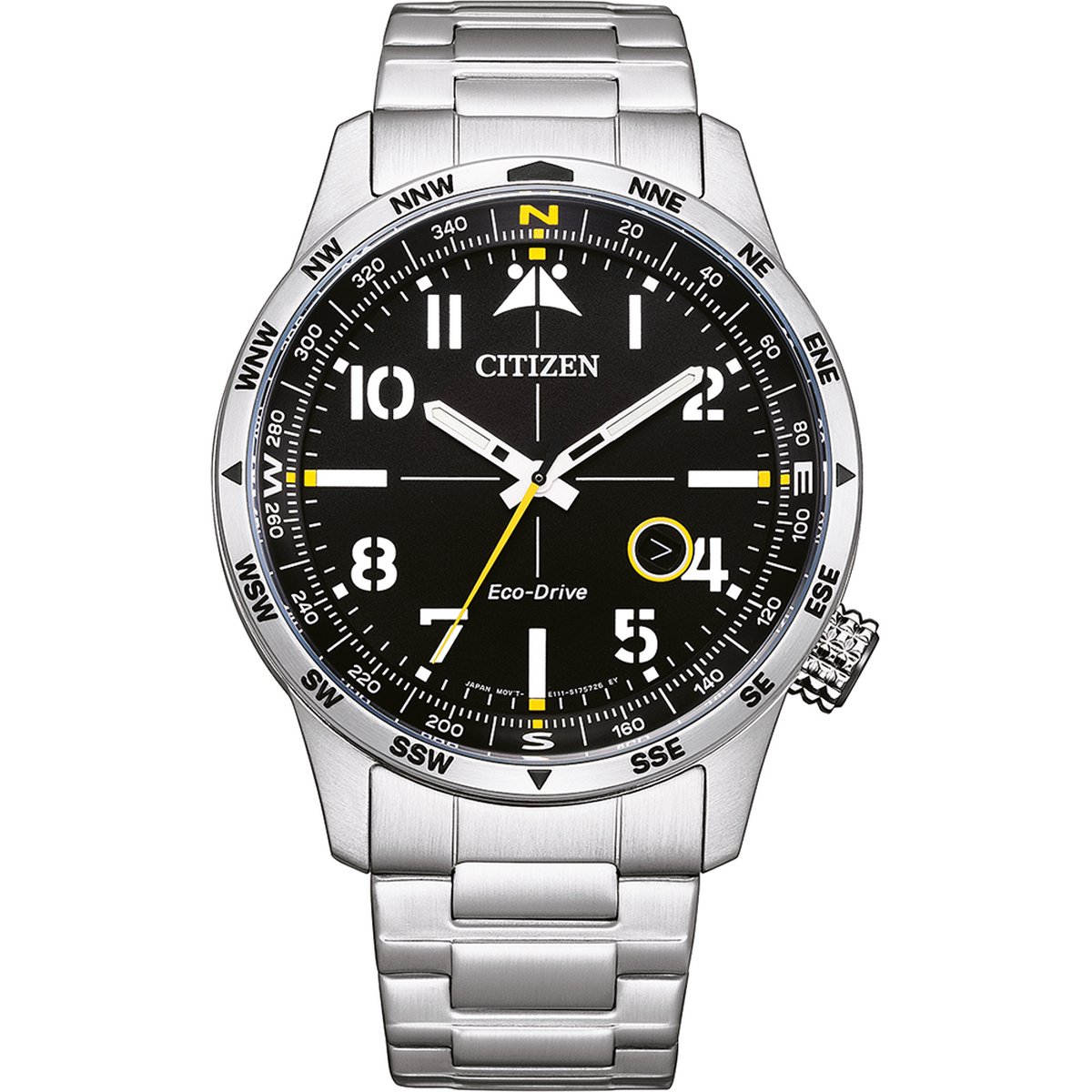 Citizen BM7550-87E Horloge - Staal - Zilverkleurig - Ø 43 mm