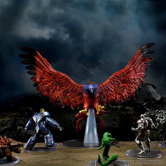 Thumbnail van een extra afbeelding van het spel Critical Role: Monsters of Tal'Dorei - Ember Roc Premium Figure