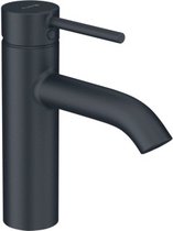 Mitigeur de lavabo avec garniture de vidage Push-Open, noir mat