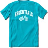 Bike EssentialsT-Shirt | Souvenirs Holland Kleding | Dames / Heren / Unisex Koningsdag shirt | Grappig Nederland Fiets Land Cadeau | - Blauw - M