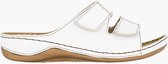 easy street Witte slipper klittenband - Maat 41