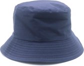 Bucket Hat Basic Donker Blauw