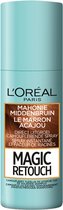 3x L'Oréal Magic Retouch Uitgroeispray Mahonie Middenbruin 75 ml