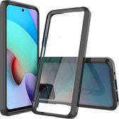 Xiaomi Redmi 10 4G Hoesje - Mobigear - Crystal Serie - Hard Kunststof Backcover - Zwart - Hoesje Geschikt Voor Xiaomi Redmi 10 4G