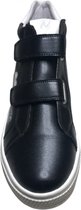 Naturino Mt 39 velcro's zilveren ster en hart lederen hoge sneakers Gala zwart