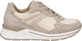 Gabor comfort dames hoge sneaker - Beige - Maat 42