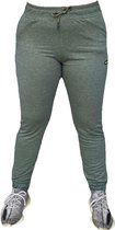 Embrator dames Joggingbroek legergroen melange maat 3XL