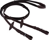 QHP Webband teugel - maat Pony - dark brown