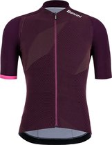 Santini Fietsshirt Korte Mouwen Zomer Heren Paars - Redux Genio SS Jersey - XXL