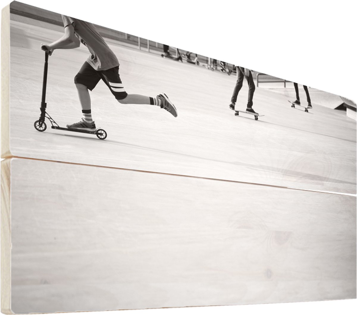 Planche Décorative Aluminium One Piece Style Skateboard - Déco Murale Anime - 20x80 Cm - 2