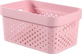 Curver infinity box dots 4,5L chalk pink - 100% recycled