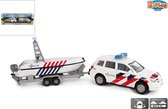 2-Play Politie Die Cast pull back Outlander met politieboot