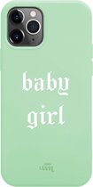 iPhone 12 Pro Max - Baby Girl Green - iPhone Short Quotes Case