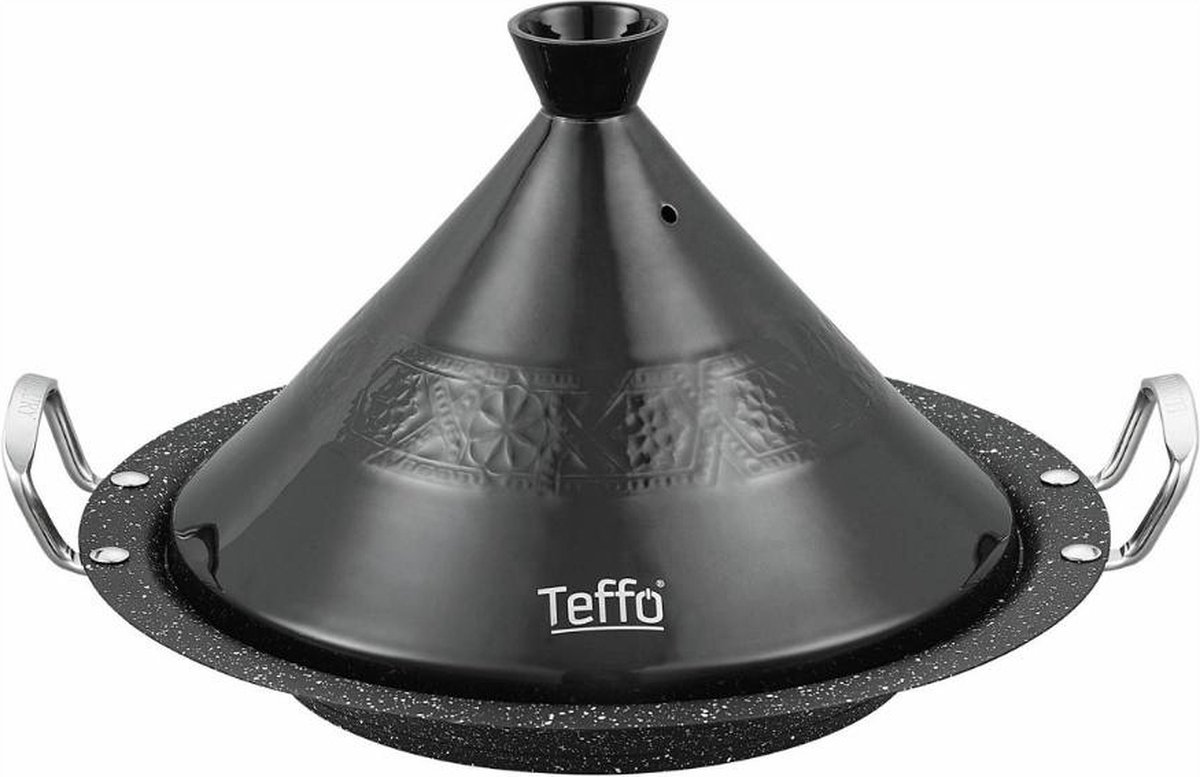 Teffo Tajine Ø 30 cm - Porcelaine - Wit - Convient à toutes les plaques de  cuisson