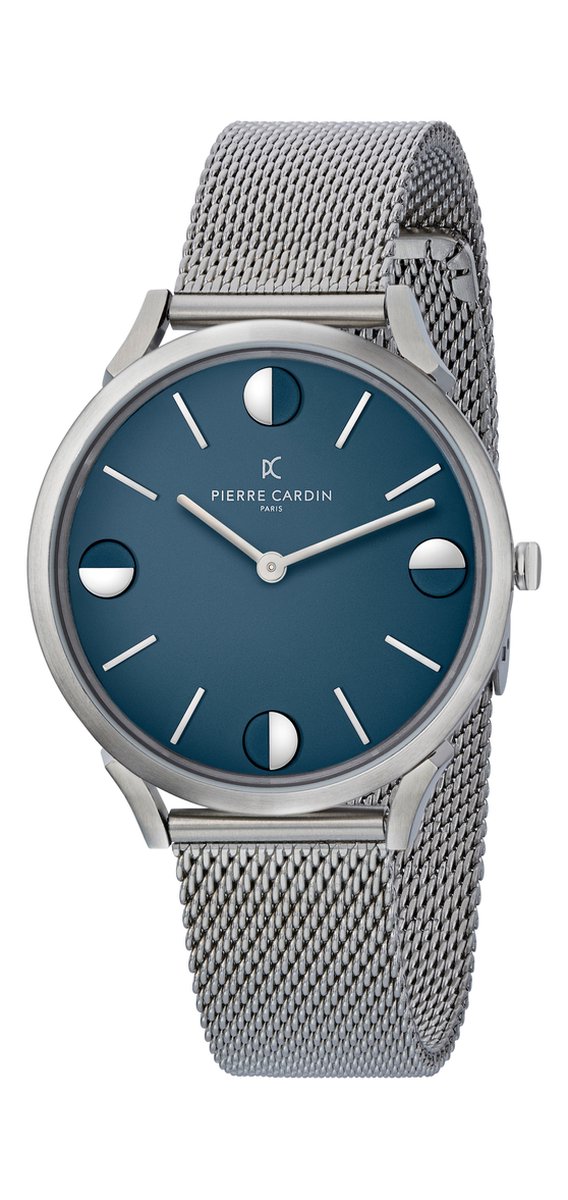 Pierre Cardin Pigalle Half Moon CPI.2013 Horloge - Staal - Zilverkleurig - Ø 40 mm