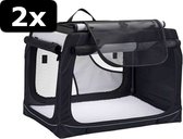 2x TRANSBOX VARIO ZW/GRS 76X48X51CM