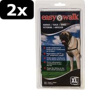 2x EASY WALK TUIG ZWART XL