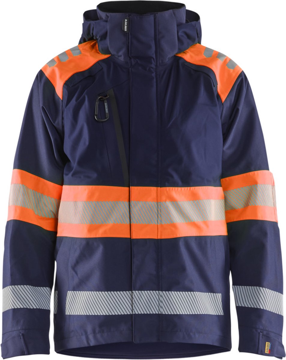Blaklader 4420-1977 Shelljack High Vis Marineblauw