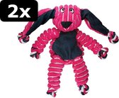 2x KONG FLOPPY KNOTS BUNNY 14X5X23CM
