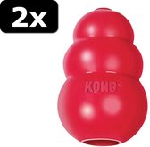 2x KONG CLASSIC ROOD S 4,5X4,5X7,5CM