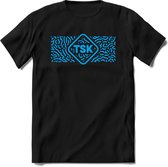 TSK Studio Shirt |Blauw | T-Shirt Heren / Dames | Original & vintage | Sport Shirt Cadeau | Maat XXL