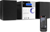 Bol.com Stereo Set met CD Speler En Radio - Audizio Metz - Bluetooth - AUX - Alarm - Aluminium aanbieding