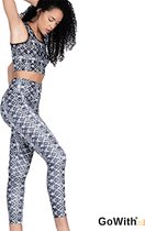 Dames Legging setje | leggen met patroon | hoog sluitend |elastische band |sport legging | yoga legging | fitness legging | kleur: kleurblok | Maat: XL
