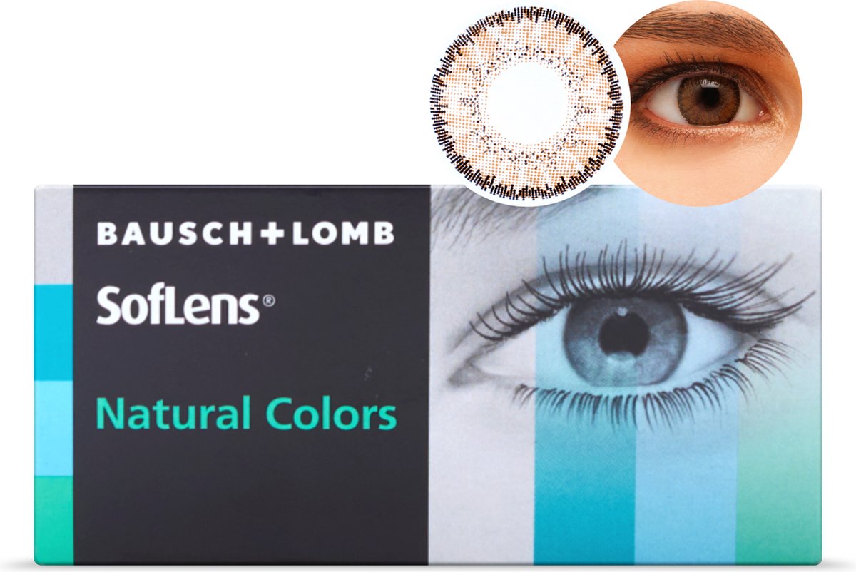 -1.50 - SofLens Natural Colors India - 2 pack - Maandlenzen - Kleurlenzen - India