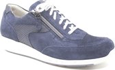 Durea 6260 684 9490, Blauwe sneaker wijdte G