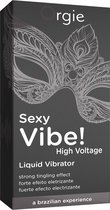 Sexy Vibe! High Voltage - Liquid Vibrator - Stimulating Lotions and Gel black