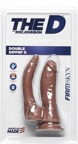 The D - Double Dippin' D Firmskyn - Caramel - Realistic Dildos caramel