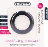 Round Cock Ring - Black - Medium - Cock Rings