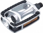 Platformpedaal Stadsfiets SP-811 9/16 Inch zilver set
