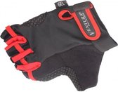 Fietshandschoenen Gel Rood Zwart Maat M