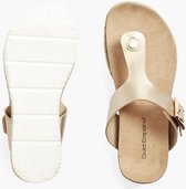 graceland Gouden teenslipper gespsluiting - Maat 36