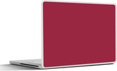 Laptop sticker - 13.3 inch - Rood - Effen kleur - 31x22,5cm - Laptopstickers - Laptop skin - Cover