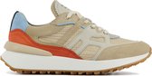 Piedi Nudi Sneakers Dames - Lage sneakers / Damesschoenen - Canvas - 2605-02.03PN     -  Beige combi - Maat 42