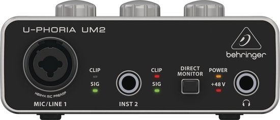 Foto: Behringer u phoria um2 usb audio interface usb audio interface