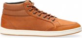 Hub  - Industry 2.0 Hoge Sneaker Leer - Cognac - 41