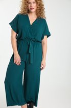 Paprika Dames Effen jumpsuit met broek in kimonostijl - Jumpsuit - Maat 52