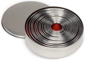 patisse-uitsteekvormen-cirkels-3-2-x-12-2-cm-rvs-14-stuks