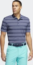 Adidas Two Color Striped Polo Shirt Navy