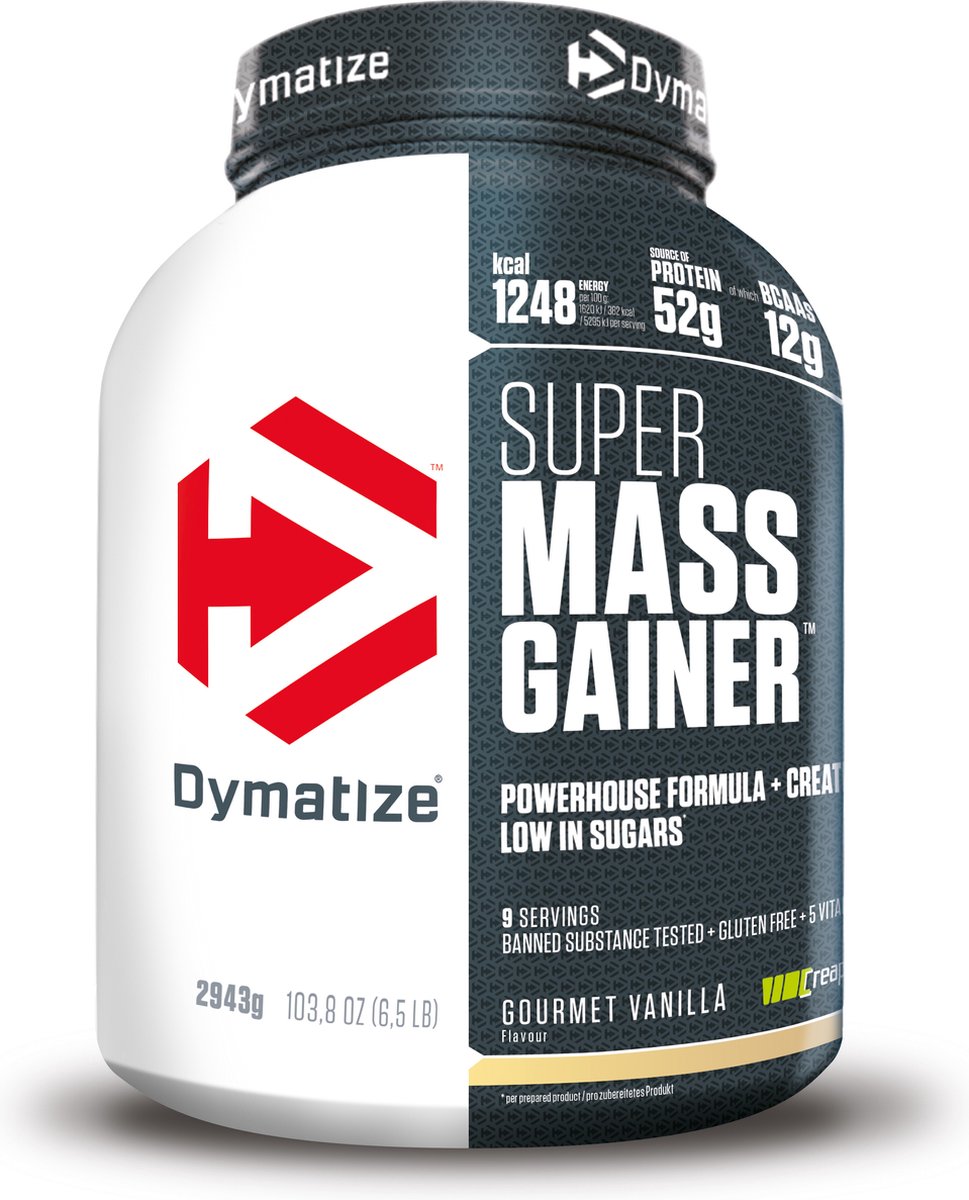 Goedkoopste Super Mass Gainer 2943gr Vanille