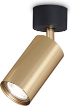 Ideal Lux Dynamite - Plafondlamp Modern - Messing  - H:165cm - GU10 - Voor Binnen - Metaal - Plafondlampen - Slaapkamer - Kinderkamer - Woonkamer - Plafonnieres