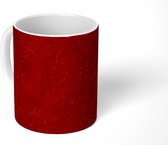 Mok - Roest print - Rood - Patronen - Mokken - 350 ML - Beker - Uitdeelcadeautjes