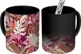 Magische Mok - Foto op Warmte Mokken - Koffiemok - Jungle - Bloemen - Patronen - Magic Mok - Beker - 350 ML - Theemok