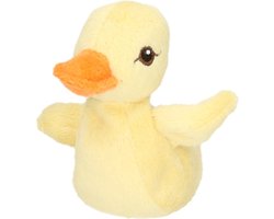Nature Planet Kleine Knuffel eendjes - geel - 10 cm - kinder speelgoed
