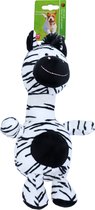Boon hondenspeelgoed zebra pluche met piep, 25 cm.