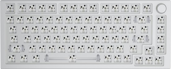Glorious PC Gaming Race GMMK Pro - Barebone - 75% TKL - Barebone - ANSI-layout - White Ice