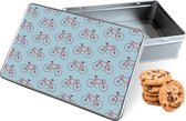 Boîte Biscuit Vélo Rectangle - Boîte De Rangement 20x13x5 cm